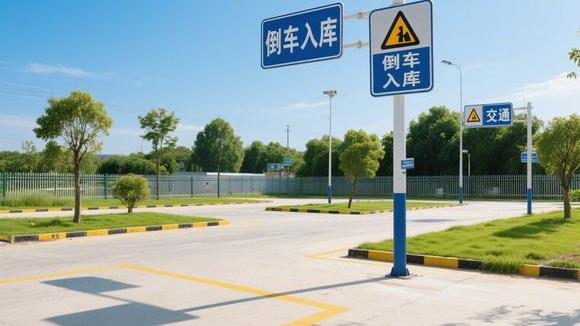 平安驾校大门