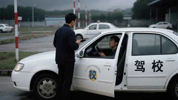 秉航驾校大门